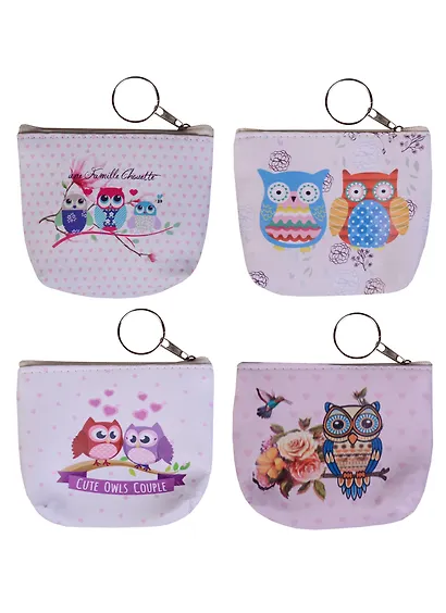 Косметичка-кошелек Совы (11х9) (ПВХ) - фото 2