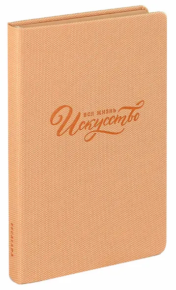 Ежедневник недат. А5 160л "Вся жизнь искусство" Пике пепельно-коралловый, кожзам, тв.переплет, тиснение фольгой, офсет, ляссе - фото 12