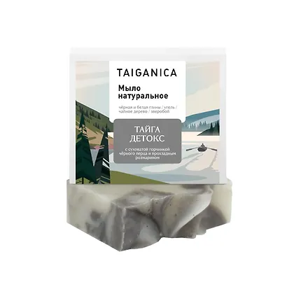 Мыло натуральное Тайга Detox (90г) (Т77893) - фото 2