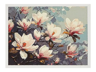 Холст с красками по номерам "Цветущая магнолия", 30 х 40 см - фото 1