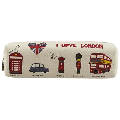 Пенал на молнии «I love London», 19 х 5,5 см - фото 4