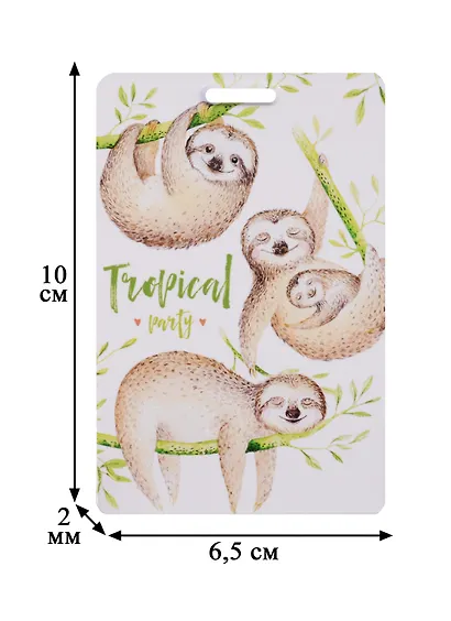Чехол для карточек Ленивцы (ДК2018-147) - фото 3