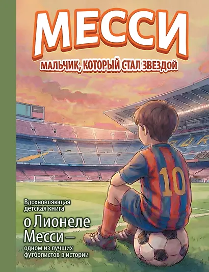 Месси: мальчик, который стал звездой. Вдохновляющая детская книга о Лионеле Месси — одном из лучших футболистов в истории - фото 1