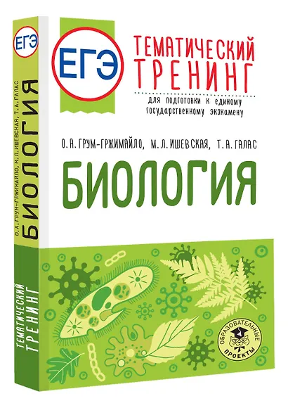 ЕГЭ. Биология. Тематический тренинг для подготовки к ЕГЭ - фото 3