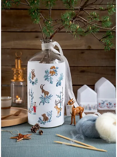 Французская вышивка крестом: Альпийские мотивы Вероник Ажинер: 20 крупных схем - фото 2