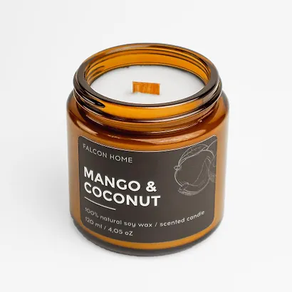 Свеча ароматическая Манго и кокос (120мл) (FH003) - фото 2