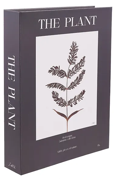 Коробка подарочная "Растение" 25*18*3,8 картон, на магните - фото 1