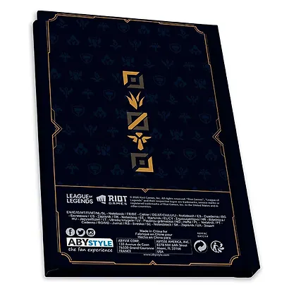 Подарочный набор League Of Legends Hextech logo (бокал 400мл, значок, записная книжка) (ABYPCK215) (ABY538) - фото 4