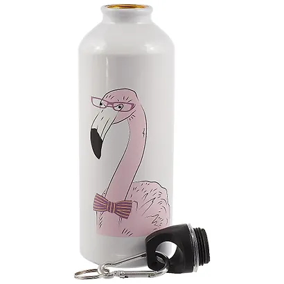 Бутылка с карабином Фламинго, металл, 500мл, в ассортименте 12-16163-500-2 - фото 2