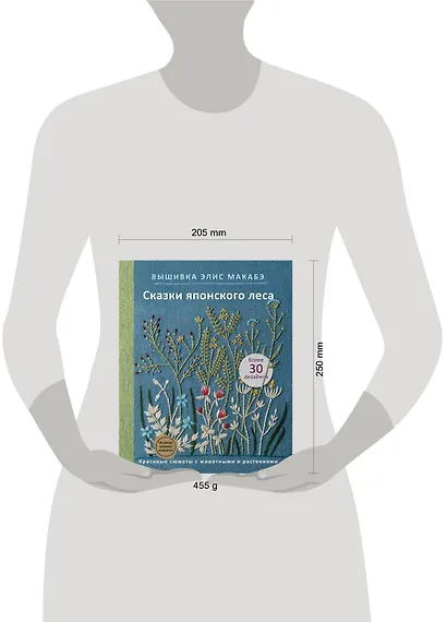 Вышивка Элис Макабэ. Сказки японского леса: красивые сюжеты с животными и растениями - фото 7