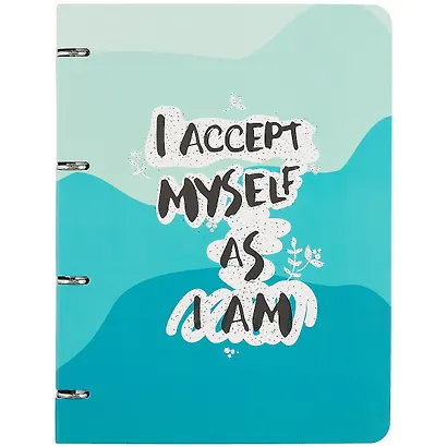 Тетрадь на кольцах в клетку Be Smart, Quote, А4, 120 листов - фото 1