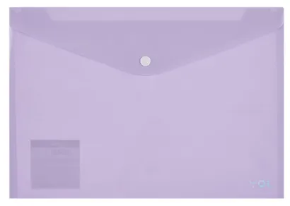 Папка-конверт А4, на кнопке "Pastel", в ассортименте, Yoi - фото 4