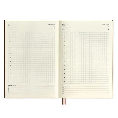 Ежедневник недат. А5+ 160л 175*245 "Сариф" коричневый + обложка на паспорт, мягк.переплет, блинтовое тиснение, офсет, ляссе, подар. упаковка - фото 6