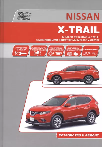 Nissan X-Trail Модели T32 вып. с 2014 г. Рук-во по экспл. устр. тех. обс. рем. - фото 1