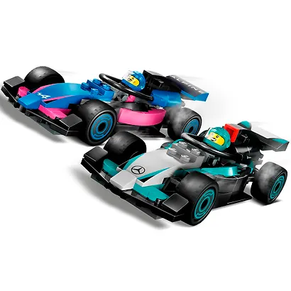 LEGO City: Гараж F1 и машины Mercedes-AMG и Alpine, 678 деталей (60444) - фото 9