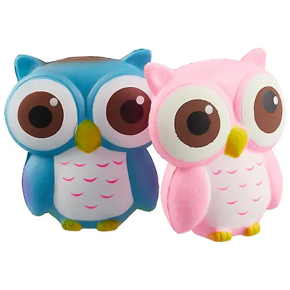 Игрушка-антистресс Сова (PU) (11х10) - фото 3