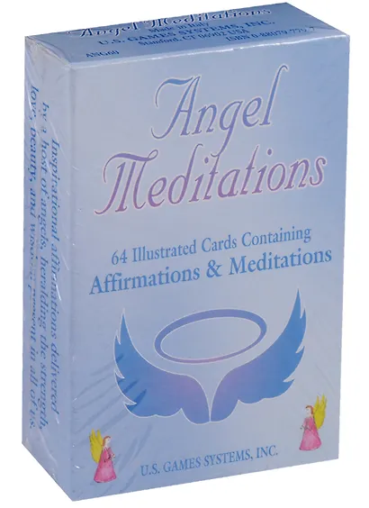 Таро Аввалон, Angel Meditation Cards Ангельские медитационные карты (карты+инструкция на англ. яз.) (коробка) - фото 1