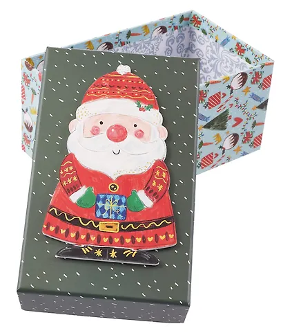 Коробка подарочная "Пингвин" 11*18*9см, Новый год, картон - фото 4