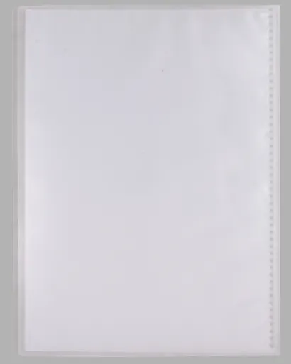 Папка 20 файлов, А5 "Transparent" пластик, серая - фото 2