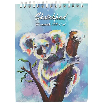 Скетчбук «Животные в акварели», 80 листов, А4 - фото 1