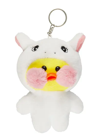 Брелок Уточка в шапке (текстиль) (12см) - фото 1