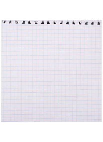 Блокнот 140*140мм 60л кл. "ЯРКАЯ ГЕОМЕТРИЯ" гребень, сплошн.глянц.УФ-лак, офсет 65г/м2 - фото 2