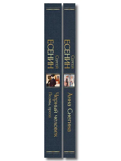 Комплект Поэзия Сергея Есенина (из 2-х книг Черный человек. Поэмы, проза. Анна Снегина ) - фото 8