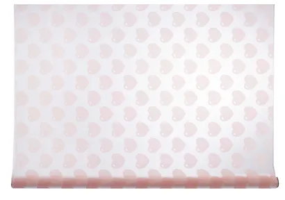 Пленка упаковочная 70*200 см "Сердце" бежевый - фото 3