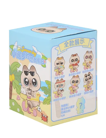Игрушка Сиамский котик на велосипеде (10см) (пластик) (Blind Box) (12-7655-202508-1040-362) - фото 3