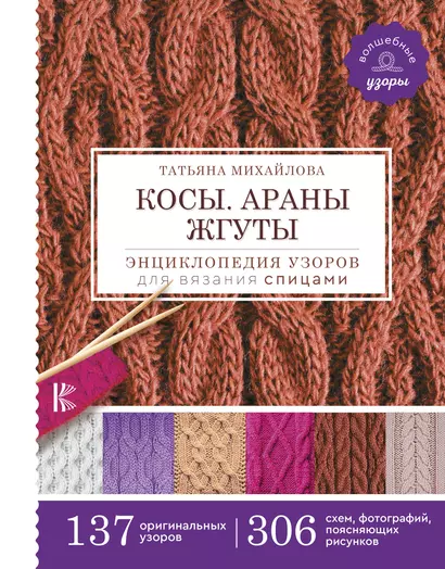 Косы. Араны. Жгуты. Энциклопедия узоров для вязания спицами - фото 1