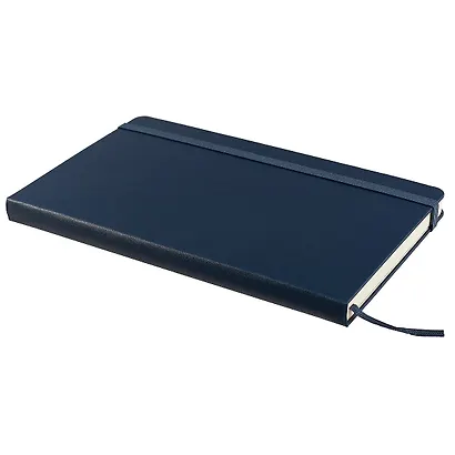 Книга для записей Moleskin Classic Large, твёрдая обложка, синяя, 120 листов, А5 - фото 2