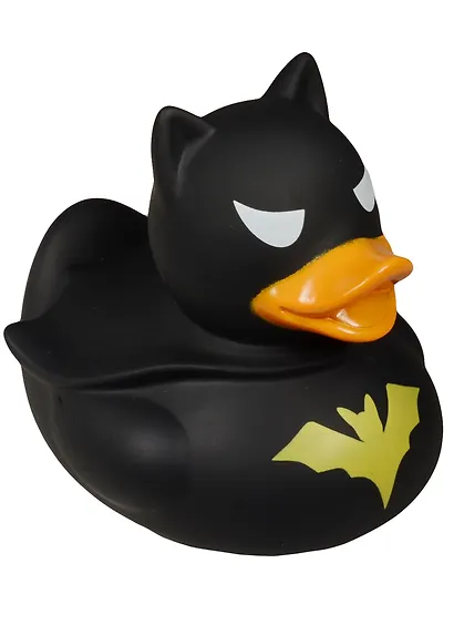 Игрушка для купания LiLaLu Уточка темный герой - фото 1