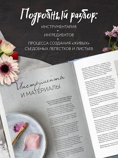 Сахарные цветы. Пошаговый гид по созданию цветов из сахарной мастики для декора тортов - фото 5