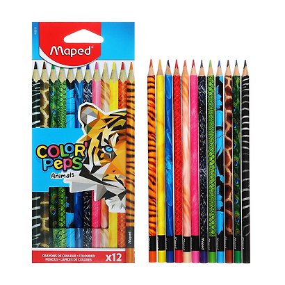 Карандаши цветные «Color'Peps», Maped, 12 цветов - фото 2