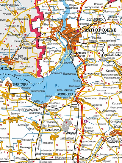 Карта «Россия. Донбасс и Новороссия» (1:1 118 000) - фото 5