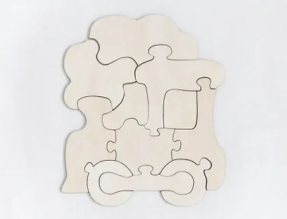 Игрушка, Развивающая игрушка: Пазл-раскраска Паравозик IG0113 - фото 2