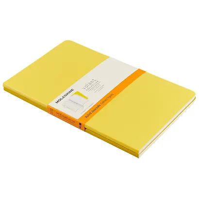 Набор книг для записей Moleskin Volant Large, 2 штуки, мягкая обложка, жёлтые, 48 листов, А5 - фото 2