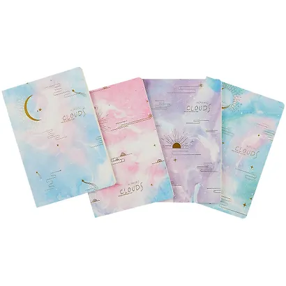 Тетрадь 36л лин. "Clouds" ассорти, сшивка - фото 6