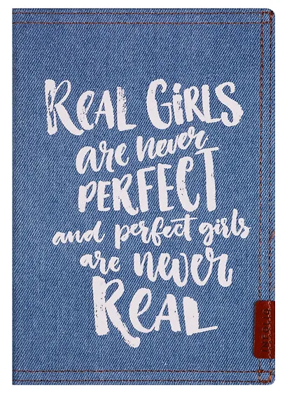 Ежедневник недатированный А5 96 листов "Denim" светло-синий - фото 1