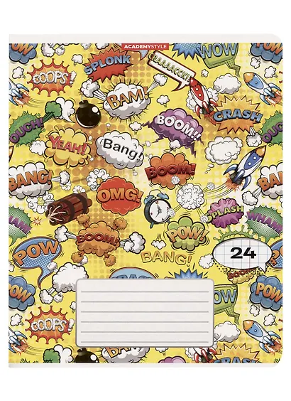 Тетрадь в клетку Academy Style, "Комиксы", 24 листа - фото 4