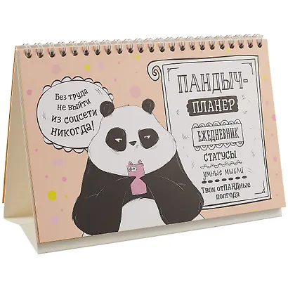 Пандыч-планнер 130*200 26л картон.обл, офсет, на спирали, европодвес - фото 1