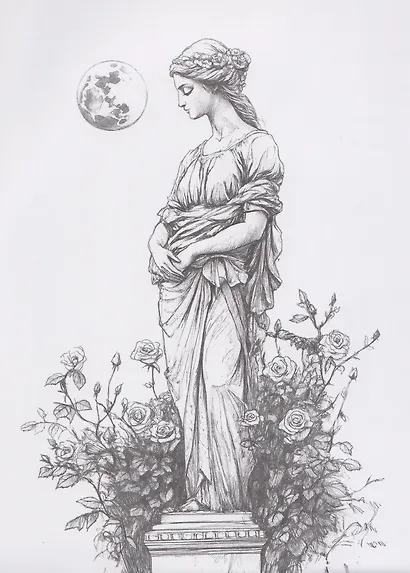 Готическая сказка. Раскраска - фото 3