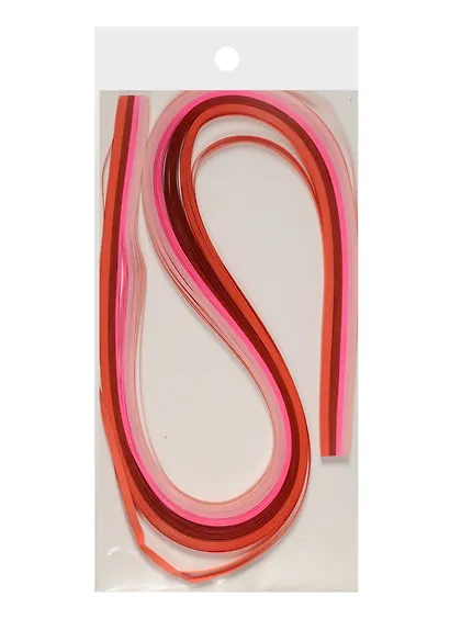 Бумага для квиллинга в пакете с подложкой (3mm) (120 листов) (52cm) оттенки красного (11-23988 - фото 1