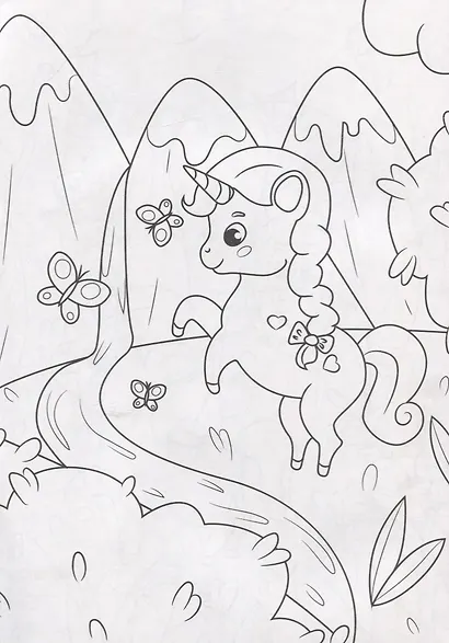 Раскраска. Волшебные единороги - фото 5