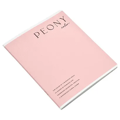 Тетрадь «Peony», 48 листов в клетку, розовый, скрепка - фото 2