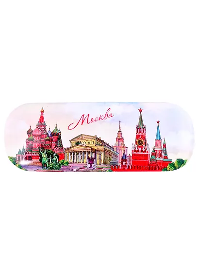 Чехол для очков Москва Большой театр ХВБ Кремль цветн. (322-19-CL) - фото 1