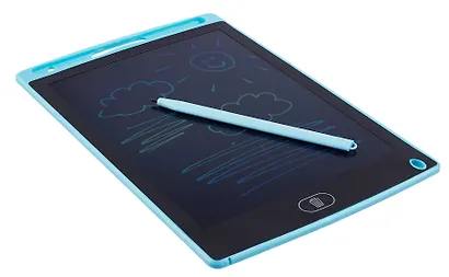 Графический планшет. Синий (8.5 дюймов, стилус, батарейка CR2025) - фото 5