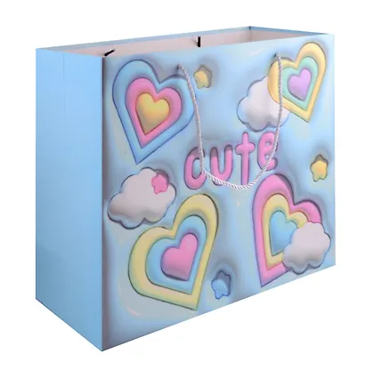 Пакет А3 33*46*10 "Cute clouds" дет., бум.мат.ламинат, горизонт., ассорти - фото 2