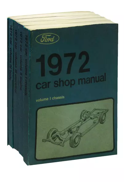 1972 Ford / Lincoln / Mercury Factory Shop Manual (комплект из 5 книг) - фото 1