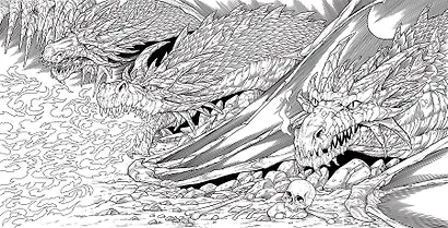 Coloring Through Enchanted Realms of Dragons, Unicorns, Fairies, and More Раскрашиваем  миры драконов, единорогов, фей / Книги на английском языке - фото 4